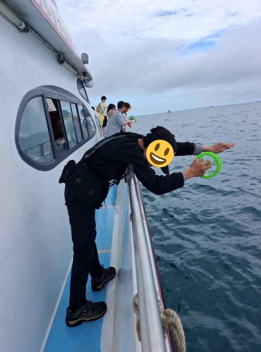 院生體驗海上風景